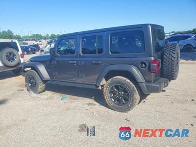 Drugie zdjęcie samochodu z przodu: 2021 JEEP WRANGLER UNLIMITED SPORT VIN:1C4HJXDN6MW617890 - miniatura
