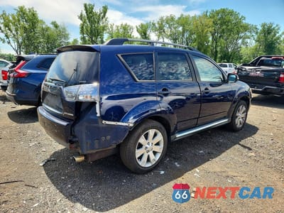 Trzecie zdjęcie samochodu z tyłu: 2012 MITSUBISHI OUTLANDER SE VIN:JA4JT3AW5CU002737 - miniatura
