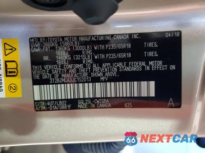 Zdjęcie 14 z 14 samochodu: 2018 LEXUS RX 350 BASE VIN:2T2BZMCA3JC152013 - miniatura