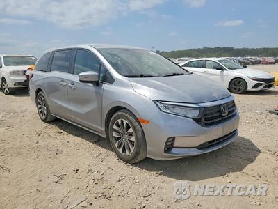 Czwarte zdjęcie samochodu z boku: 2024 HONDA ODYSSEY EXL VIN:5FNRL6H68RB005195 - miniatura