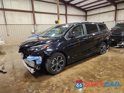 2025 TOYOTA SIENNA PLATINUM 7-PASSENGER 5TDESKFC6SS164317 - główne zdjęcie licytacji z USA - miniatura
