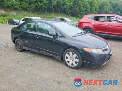 Czwarte zdjęcie samochodu z boku: 2008 HONDA CIVIC LX VIN:2HGFA16538H356175 - miniatura