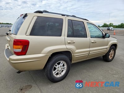 Trzecie zdjęcie samochodu z tyłu: 2000 JEEP GRAND CHEROKEE LIMITED VIN:1J4G258S4YC367600 - miniatura