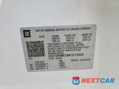Zdjęcie 12 z 12 samochodu: 2019 CHEVROLET SILVERADO LD K1500 CUSTOM VIN:2GCVKMEC6K1173524 - miniatura