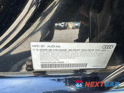 Zdjęcie 10 z 10 samochodu: 2013 AUDI S4 PRESTIGE VIN:WAUKGAFL2DA169896 - miniatura