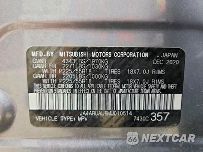 Zdjęcie 13 z 13 samochodu: 2021 MITSUBISHI OUTLANDER SPORT ES VIN:JA4ARUAU8MU010514 - miniatura