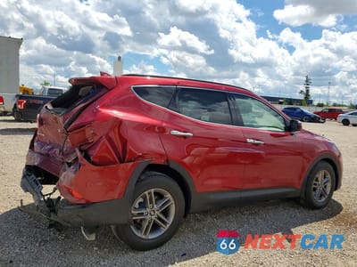 Trzecie zdjęcie samochodu z tyłu: 2018 HYUNDAI SANTA FE SPORT 2.4L VIN:5XYZUDLB9JG537980 - miniatura