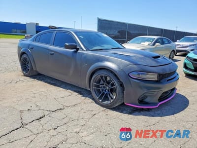 Czwarte zdjęcie samochodu z boku: 2023 DODGE CHARGER SCAT PACK VIN:2C3CDXGJ4PH690144 - miniatura