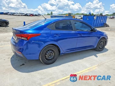 Trzecie zdjęcie samochodu z tyłu: 2019 HYUNDAI ACCENT SE VIN:3KPC24A36KE070619 - miniatura