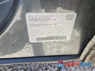 Zdjęcie 12 z 12 samochodu: 2012 AUDI Q5 PREMIUM PLUS VIN:WA1DKAFP6CA031882 - miniatura