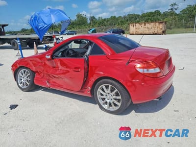 Drugie zdjęcie samochodu z przodu: 2005 MERCEDES-BENZ SLK 350 VIN:WDBWK56F65F057108 - miniatura