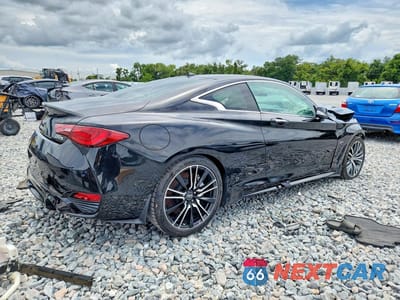 Trzecie zdjęcie samochodu z tyłu: 2018 INFINITI Q60 3.0T LUXE VIN:JN1EV7EL5JM391310 - miniatura