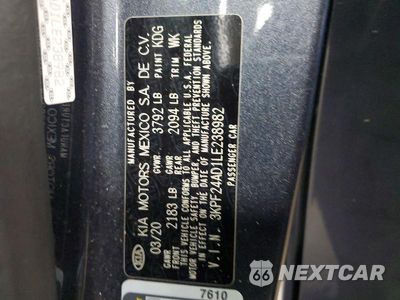 Zdjęcie 12 z 12 samochodu: 2020 KIA FORTE LXS VIN:3KPF24AD1LE238982 - miniatura