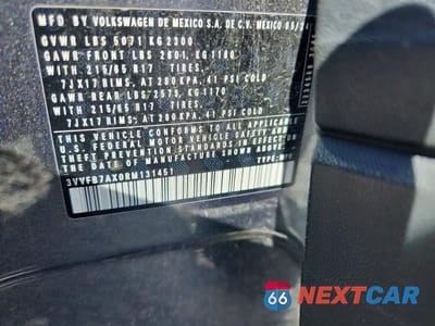 Zdjęcie 12 z 12 samochodu: 2024 VOLKSWAGEN TIGUAN S VIN:3VVFB7AX0RM131451 - miniatura