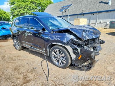 Czwarte zdjęcie samochodu z boku: 2022 CADILLAC XT6 PREMIUM LUXURY VIN:1GYKPDRS2NZ114756 - miniatura