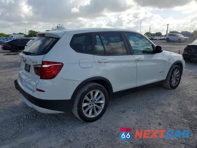 Trzecie zdjęcie samochodu z tyłu: 2013 BMW X3 XDRIVE28I VIN:5UXWX9C52D0D05640 - miniatura
