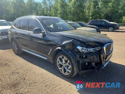 Czwarte zdjęcie samochodu z boku: 2022 BMW X3 XDRIVE30I VIN:5UX53DP02N9L97786 - miniatura