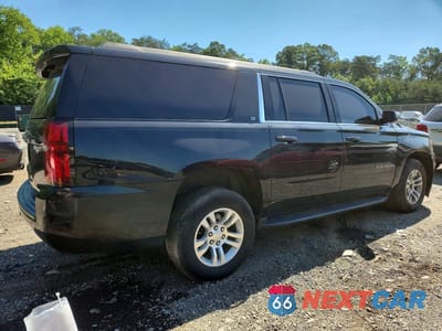 Trzecie zdjęcie samochodu z tyłu: 2019 CHEVROLET SUBURBAN K1500 LT VIN:1GNSKHKC2KR124544 - miniatura