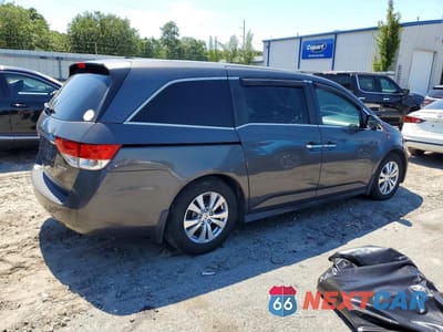 Trzecie zdjęcie samochodu z tyłu: 2016 HONDA ODYSSEY SE VIN:5FNRL5H3XGB016440 - miniatura