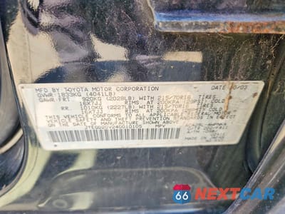 Zdjęcie 13 z 13 samochodu: 2004 TOYOTA RAV4 BASE VIN:JTEGD20V240010105 - miniatura