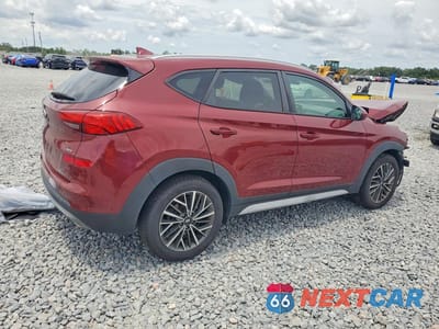 Trzecie zdjęcie samochodu z tyłu: 2019 HYUNDAI TUCSON SEL VIN:KM8J3CAL7KU950336 - miniatura