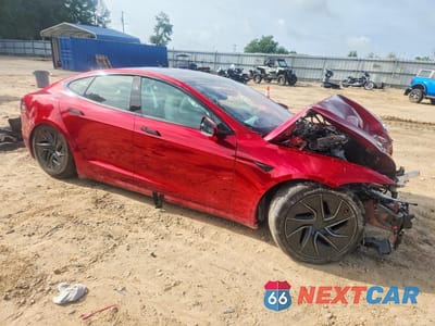 Czwarte zdjęcie samochodu z boku: 2023 TESLA MODEL S VIN:5YJSA1E50PF512451 - miniatura