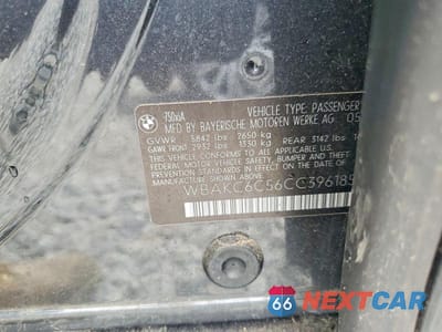 Zdjęcie 12 z 12 samochodu: 2012 BMW 750 XI VIN:WBAKC6C56CC396185 - miniatura
