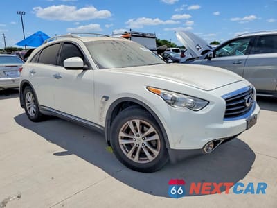 Czwarte zdjęcie samochodu z boku: 2013 INFINITI FX37 BASE VIN:JN8CS1MU4DM142137 - miniatura