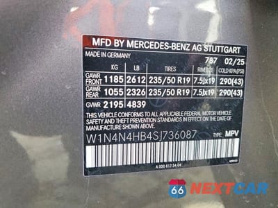 Zdjęcie 13 z 13 samochodu: 2025 MERCEDES-BENZ GLA 250 4MATIC VIN:W1N4N4HB4SJ736087 - miniatura
