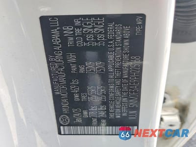 Zdjęcie 13 z 13 samochodu: 2023 HYUNDAI TUCSON SEL VIN:5NMJF3AE9PH225168 - miniatura