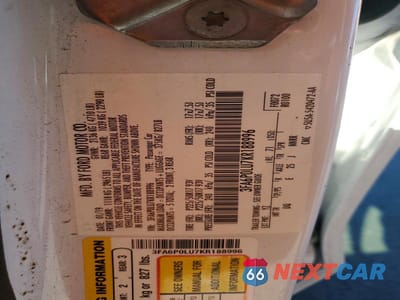 Zdjęcie 12 z 12 samochodu: 2019 FORD FUSION SE VIN:3FA6P0LU7KR188996 - miniatura