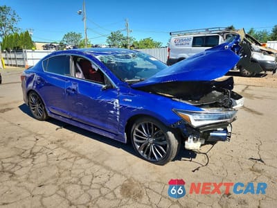 Czwarte zdjęcie samochodu z boku: 2022 ACURA ILX PREMIUM A-SPEC VIN:19UDE2F89NA003218 - miniatura