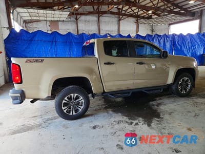 Trzecie zdjęcie samochodu z tyłu: 2021 CHEVROLET COLORADO Z71 VIN:1GCGTDEN3M1217401 - miniatura