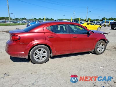 Trzecie zdjęcie samochodu z tyłu: 2014 DODGE AVENGER SXT VIN:1C3CDZCB9EN163411 - miniatura