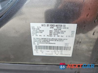 Zdjęcie 13 z 13 samochodu: 2017 FORD EXPLORER SPORT VIN:1FM5K8GT8HGB06418 - miniatura