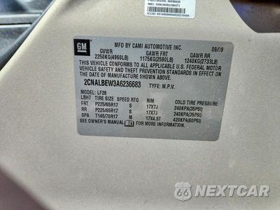 Zdjęcie 13 z 13 samochodu: 2010 CHEVROLET EQUINOX VIN:2CNALBEW3A6236683 - miniatura