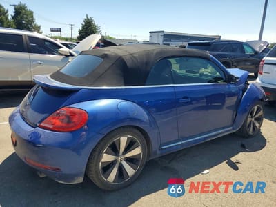 Trzecie zdjęcie samochodu z tyłu: 2013 VOLKSWAGEN BEETLE TURBO VIN:3VW7S7AT7DM825561 - miniatura