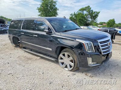 Czwarte zdjęcie samochodu z boku: 2019 CADILLAC ESCALADE ESV PLATINUM VIN:1GYS3KKJXKR162910 - miniatura