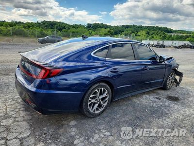 Trzecie zdjęcie samochodu z tyłu: 2020 HYUNDAI SONATA SEL VIN:5NPEF4JA1LH001510 - miniatura