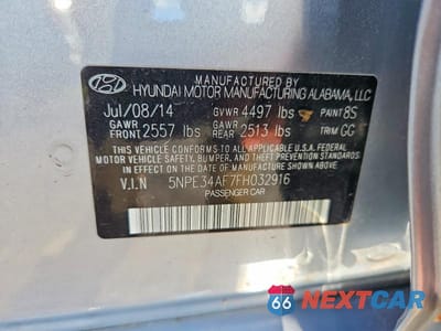 Zdjęcie 12 z 12 samochodu: 2015 HYUNDAI SONATA SPORT VIN:5NPE34AF7FH032916 - miniatura