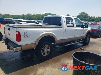 Trzecie zdjęcie samochodu z tyłu: 2011 FORD F350 SUPER DUTY VIN:1FT8W3BT2BEC49738 - miniatura