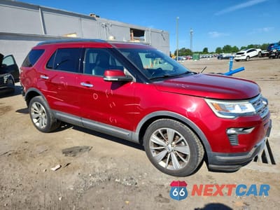 Czwarte zdjęcie samochodu z boku: 2018 FORD EXPLORER LIMITED VIN:1FM5K7F80JGB75830 - miniatura