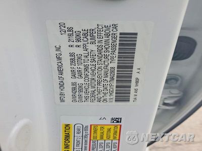 Zdjęcie 12 z 12 samochodu: 2021 HONDA ACCORD LX VIN:1HGCV1F17MA025838 - miniatura