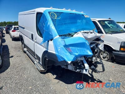 Czwarte zdjęcie samochodu z boku: 2023 RAM PROMASTER 2500 DELIVERY VAN VIN:3C6LRVVG1PE550872 - miniatura