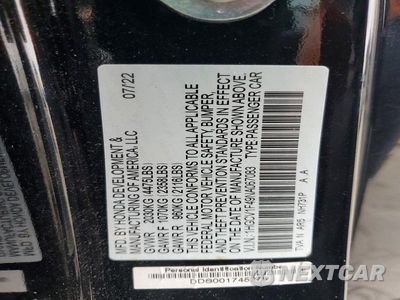 Zdjęcie 12 z 12 samochodu: 2022 HONDA ACCORD SPORT SE VIN:1HGCV1F49NA067083 - miniatura