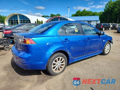 Trzecie zdjęcie samochodu z tyłu: 2010 MITSUBISHI LANCER VIN:JA32U2FU0AU002228 - miniatura