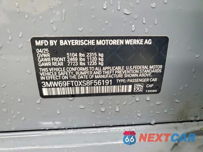 Zdjęcie 12 z 12 samochodu: 2025 BMW M340XI VIN:3MW69FT0XS8F56191 - miniatura