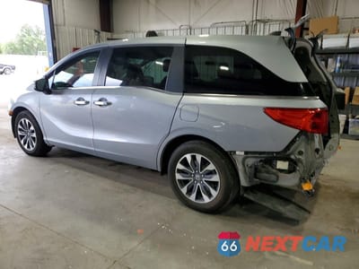 Drugie zdjęcie samochodu z przodu: 2021 HONDA ODYSSEY EXL VIN:5FNRL6H7XMB003109 - miniatura