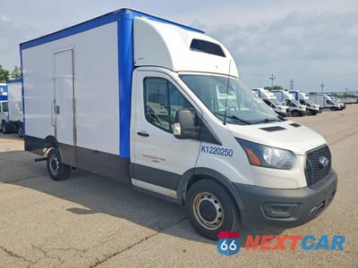 Czwarte zdjęcie samochodu z boku: 2023 FORD TRANSIT DELIVERY TRUCK VIN:1FDBW5ZG0PKA23485 - miniatura