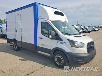Czwarte zdjęcie samochodu z boku: 2023 FORD TRANSIT DELIVERY TRUCK VIN:1FDBW5ZG0PKA23485 - miniatura